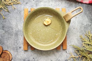 Морской гребешок с картошкой и грибами Морской гребешок с картошкой и грибами