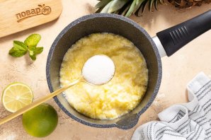 Варенье из ананаса с лаймом и мятой Варенье из ананаса с лаймом и мятой