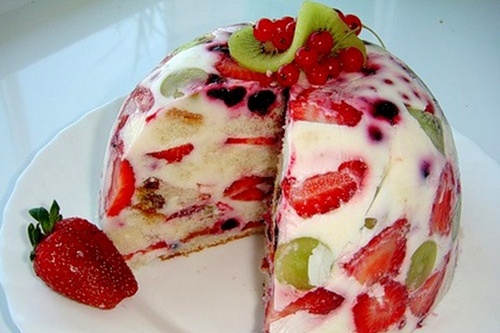 Фруктовый десерт из творога без выпечки Фруктовый десерт из творога без выпечки