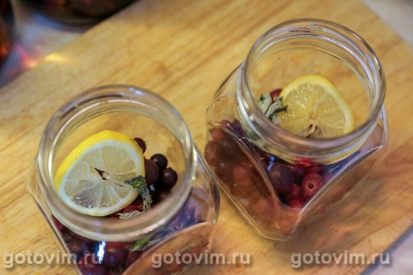 Мохито из крыжовника с лимоном и мятой (компот на зиму) Мохито из крыжовника с лимоном и мятой (компот на зиму)