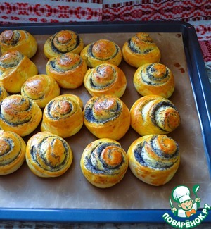 Маковые булочки под шоколадом Маковые булочки под шоколадом