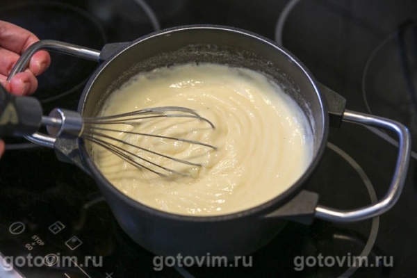 Крем патисьер на яйцах и муке Крем патисьер на яйцах и муке