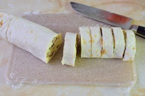 Лаваш со шпротами Лаваш со шпротами