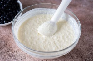 Черничный пирог с творогом Черничный пирог с творогом