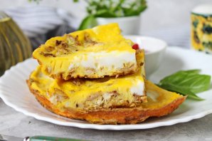 Яичница с курицей Яичница с курицей