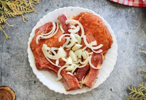 Шашлык из свиной корейки по-армянски Шашлык из свиной корейки по-армянски