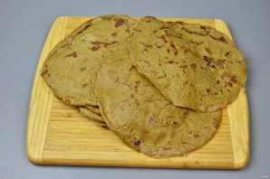 Печеночный торт из говяжьей печени