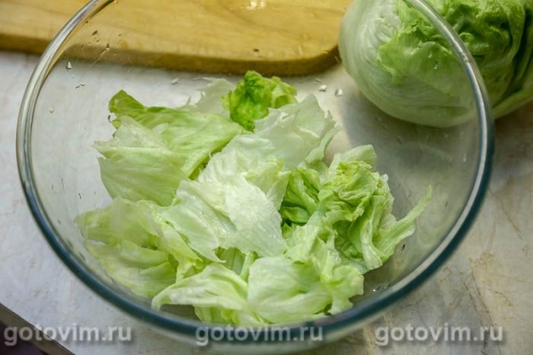 Салат из курицы с манго и авокадо Салат из курицы с манго и авокадо