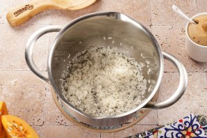 Рисовая каша с тыквой