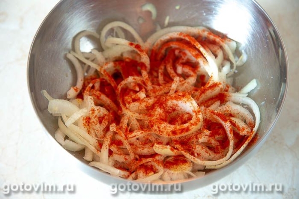 Курица на решетке гриль