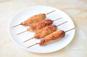 Люля-кебаб из свинины и курицы Люля-кебаб из свинины и курицы