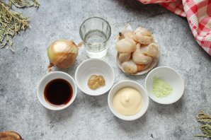 Гребешок в майонезно-горчичном соусе Гребешок в майонезно-горчичном соусе