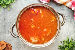 Борщ со свеклой