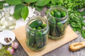 Огурцы консервированные хрустящие