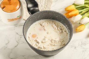 Заварной крем с коньяком Заварной крем с коньяком