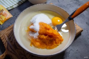 Тыквенный кекс мраморный Тыквенный кекс мраморный