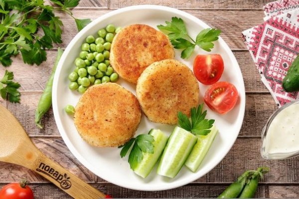 Биточки из пюре Биточки из пюре