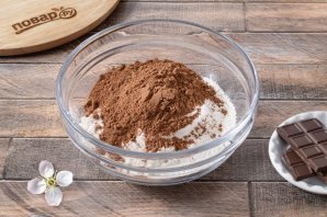 Постный шоколадный кекс Постный шоколадный кекс