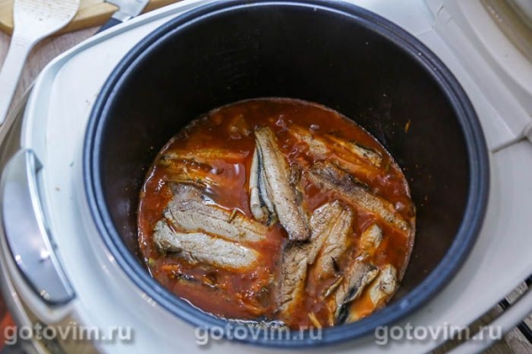Салака в маринаде в мультиварке