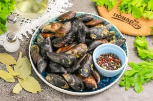 Мидии в микроволновке Мидии в микроволновке