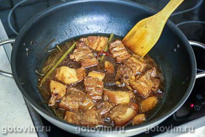 Тушеная красная свинина Хо Шау Ру Тушеная красная свинина Хо Шау Ру