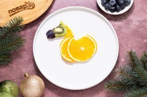 Фруктовая нарезка на год Лошади Фруктовая нарезка на год Лошади