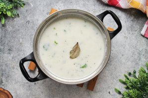 Финский суп из лосося со сливками