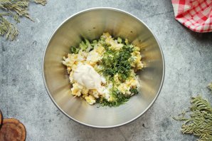 Салат с треской и кукурузой Салат с треской и кукурузой