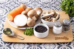 Суп из грибов и дикого риса Суп из грибов и дикого риса