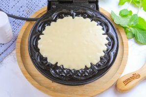 Хрустящие вафли на маргарине Хрустящие вафли на маргарине