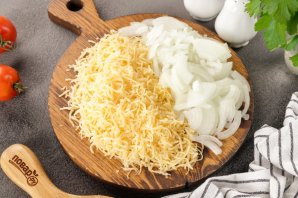 Картошка по-французски с помидорами Картошка по-французски с помидорами