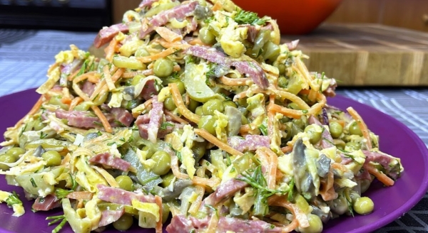 Готовлю его вместо Оливье. Вкусный салат «Любовь» на любой праздник и каждый день