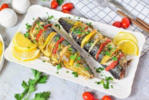 Скумбрия в фольге Скумбрия в фольге