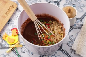 Шоколадный пасхальный кулич