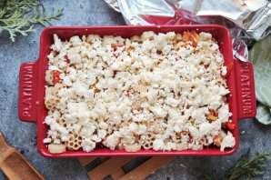 Макароны с овощами и сыром в духовке Макароны с овощами и сыром в духовке