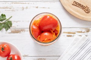 Помидоры фаршированные морковью Помидоры фаршированные морковью