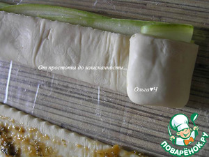 Закусочные булочки "Кабачковые розы"