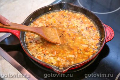 Дал из колотого желтого гороха с чили