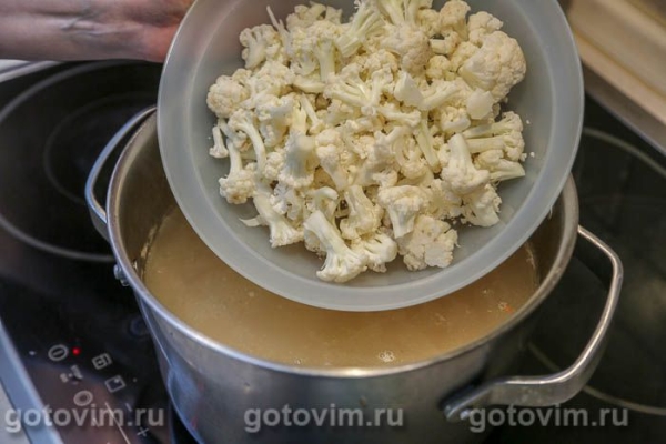 Суп из свинины с цветной капустой и чечевицей Суп из свинины с цветной капустой и чечевицей