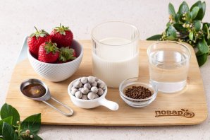 Бабл ти с клубникой Бабл ти с клубникой