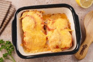 Форель с помидорами и сыром Форель с помидорами и сыром