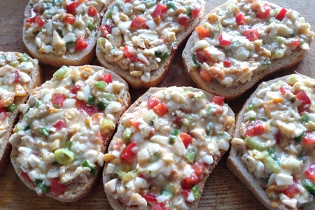 Бутерброды горячие с грибами Бутерброды горячие с грибами