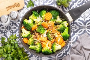 Брокколи с морковью