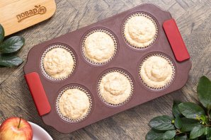 Постные яблочные кексы Постные яблочные кексы