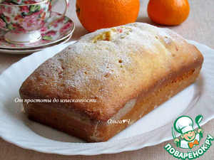 Апельсиновый кекс с кумкватом