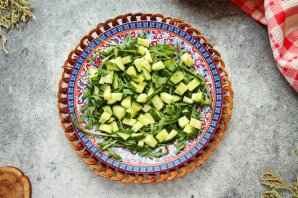 Салат с треской и авокадо Салат с треской и авокадо