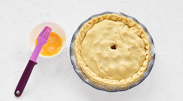 Простой пирог на кефире с мясом, пошаговый рецепт с фото Простой пирог на кефире с мясом, пошаговый рецепт с фото