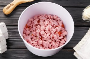 Салат "Шапочка Деда Мороза"