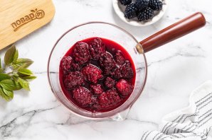 Ежевичное мороженое Ежевичное мороженое