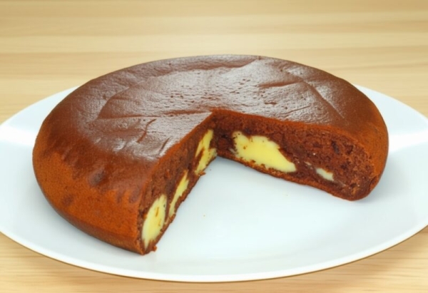 Шоколадный пирог с бананом и творогом. Простой и быстрый рецепт: идеально для чаепития!